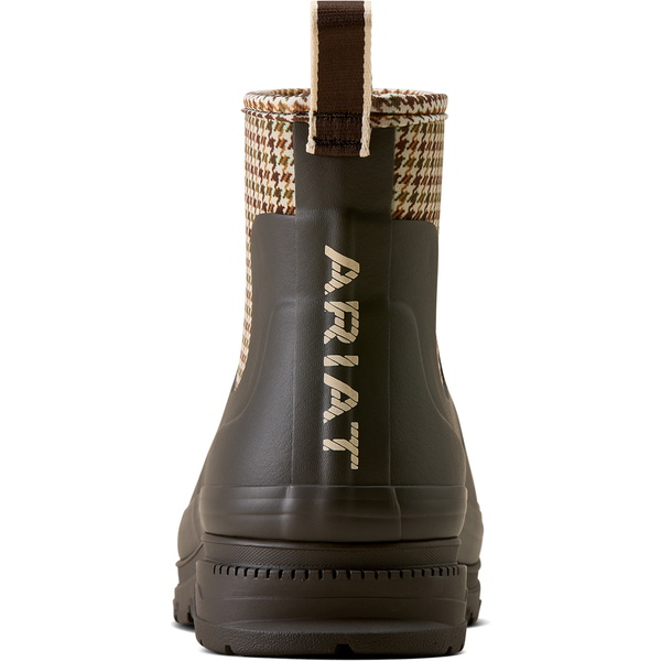 2026 Ariat Dames Kelmarsh Shortie Rubber Laars 10080427 - Chocolate